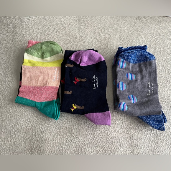 NWB - Paul Smith Women’s 3-Pack Socks Gift Set - Made in Italy - Picture 3 of 4